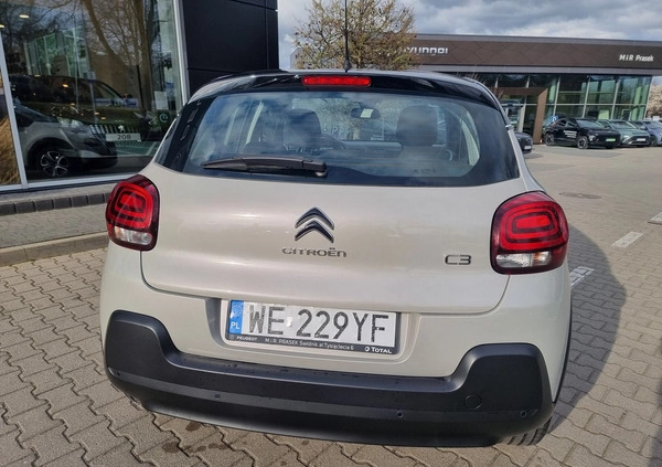 Citroen C3 cena 49900 przebieg: 99669, rok produkcji 2019 z Radom małe 497